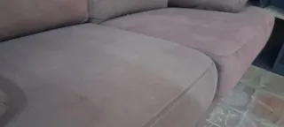 Sofá 2 Plazas Beige/Marrón