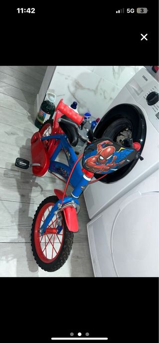 Bicicleta Spiderman Infantil