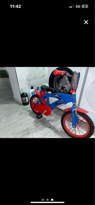 Bicicleta Spiderman Infantil