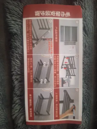 Estantería metálica negra