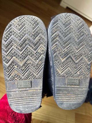 Botas niña forradas azul Talla 24,marca OSITO