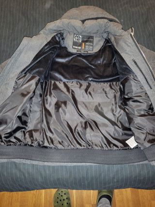 Piumino Uomo Grigio Taglia XL