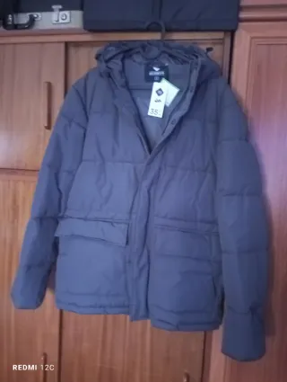 Anorak gris caballero