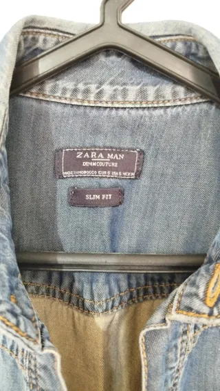 Camisa Ganga Zara Slim Fit Tamanho S