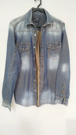 Camisa Ganga Zara Slim Fit Tamanho S