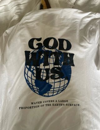 Camiseta blanca hombre con estampado