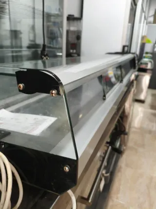 Vitrina Infrico Inox Curva