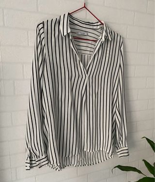 Camisa Rayas Pull&Bear Talla S