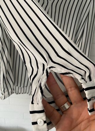 Camisa Rayas Pull&Bear Talla S