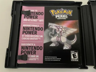 Pokémon Pearl Version Nintendo DS Caja + manual
