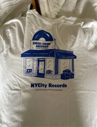 Camiseta blanca hombre Music Addicted