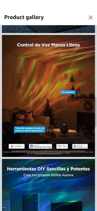 Govee Star Projector Galaxy LED, RGBW Projector Au