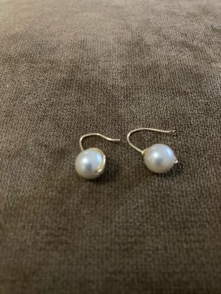 Pendientes perla cultivada hechos a mano