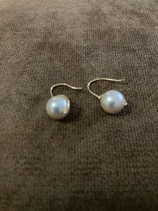 Pendientes perla cultivada hechos a mano