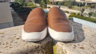 Mocasines de piel marrón