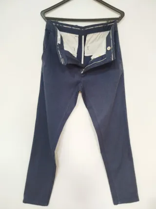 Calças Chino Zara Man Azuis