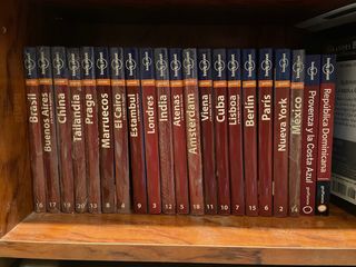 23 guías viaje Lonely Planet