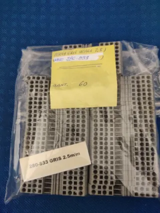 Bornes Wago Gris 2,5mm (60 uds)