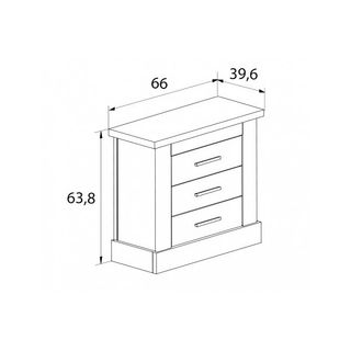 Dormitorio Chellén Cambria-Blanco