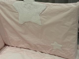 Colcha y chichonera cuna Tuc Tuc