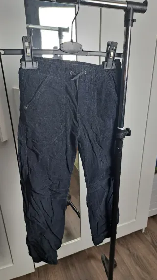 2 Pantaloni cargo bimbo 7/8 anni