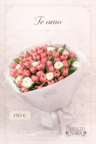 Ramos de flores San Valentín