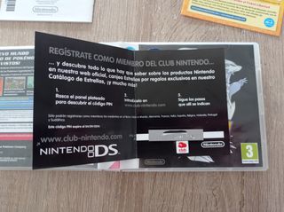 POKÉMON EDICIÓN NEGRA NINTENDO DS ESPAÑA SOLO CAJA