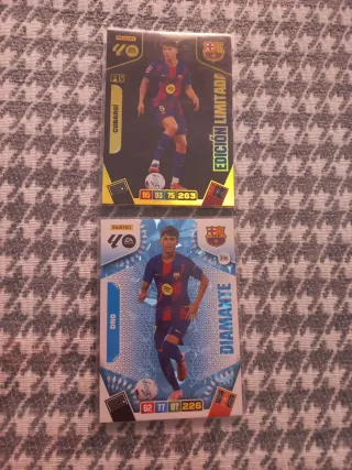 Adrenalyn Cubarsi y Dro Edición Limitada Diamante