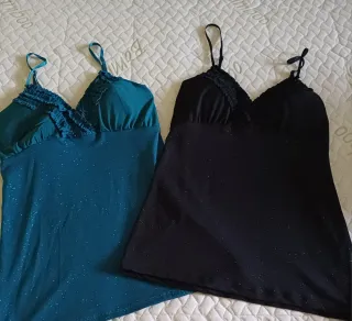 Set 2 canotte eleganti tg S