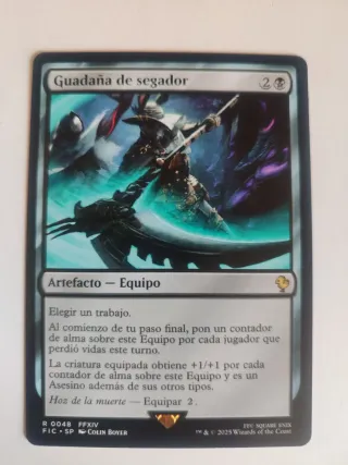 Carta Magic The Gathering FFXIV Guadaña de segador