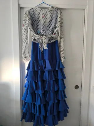 Vestido Flamenca Torera Pintada Mano
