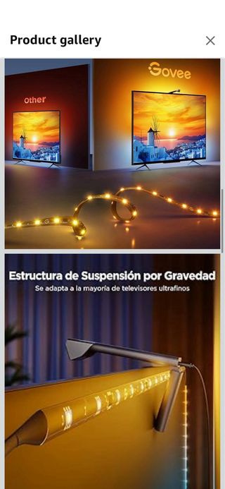 Govee TV Backlight 3 Lite with Camera Fisheye Corr