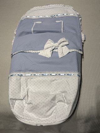 Saco para silla de bebé azul