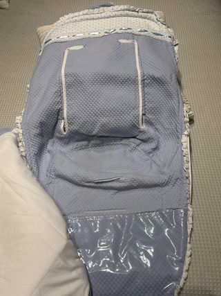 Saco para silla de bebé azul