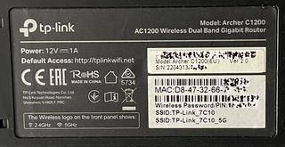 Router TP-Link Archer C1200 AC1200 Doble Banda