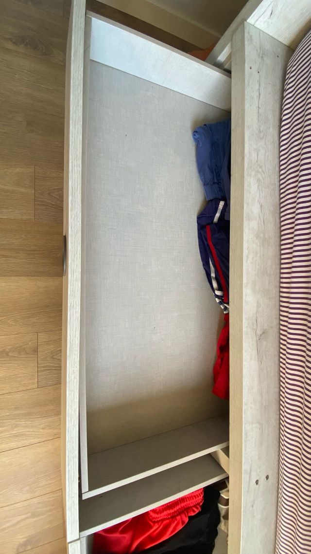 Litera con nido elevable 3 camas