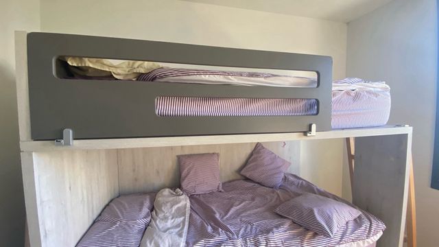 Litera con nido elevable 3 camas