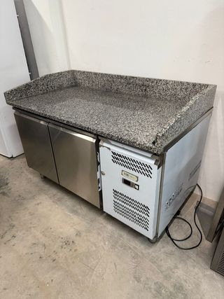 Mesa Fría Inox Tapa Granito