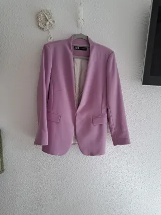 Americana Zara Morada Talla M