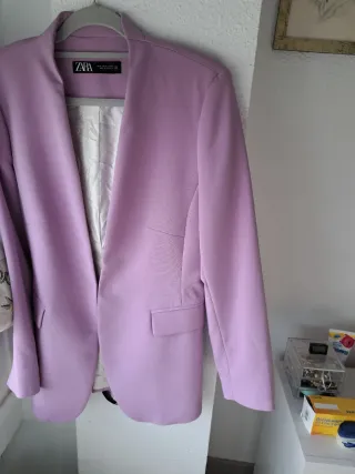 Americana Zara Morada Talla M