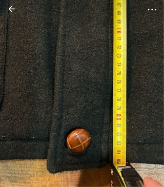 Abrigo Panan Lana Cashmere Negro