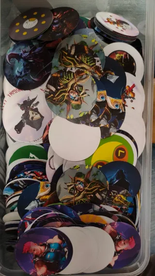 Lote 400 Plantillas para chapas Videojuegos 5cm