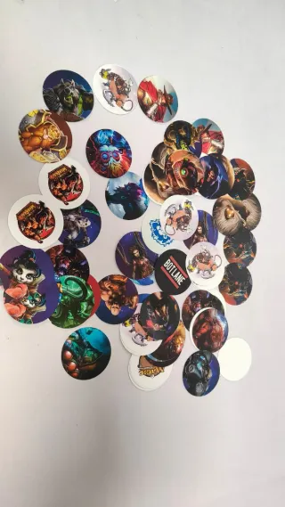 Lote 400 Plantillas para chapas Videojuegos 5cm