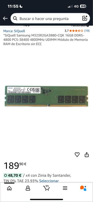 Samsung 16GB DDR5 RAM