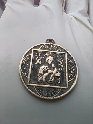 Medalla religiosa S. Alfonso de Ligorio Siglo XIX