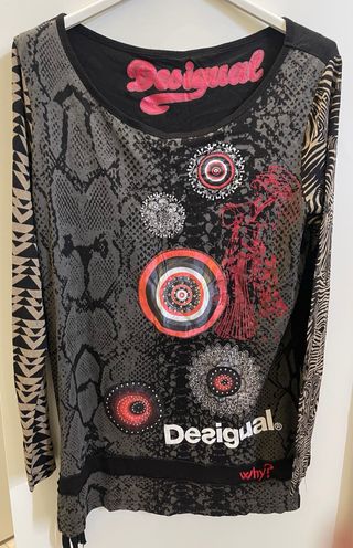 Maglia Desigual fantasia cotone XL