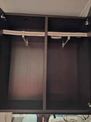 2 Armarios Negros para Habitación