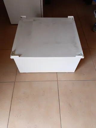 Cassetto/supporto in legno per lavatrice/asciugatrice