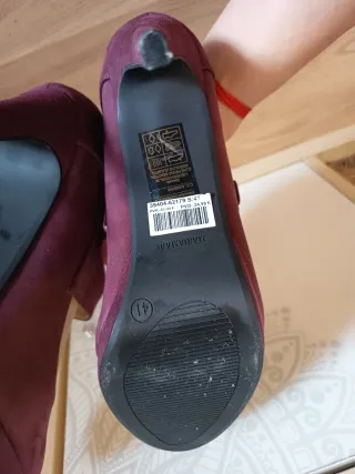 Zapatos tacón Mariamare morados talla 41