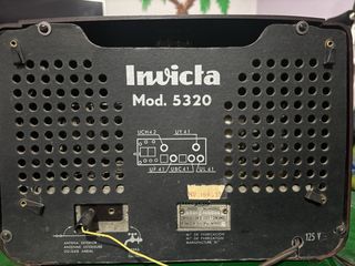 Radio Invicta Mod. 5320 Vintage - No Funciona